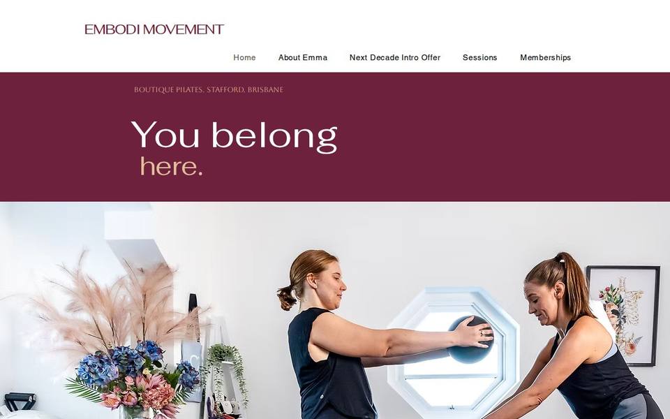 Embodi Movement website