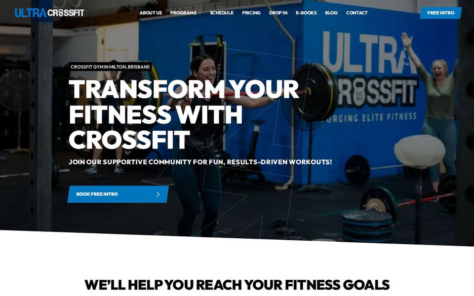 Ultra CrossFit website