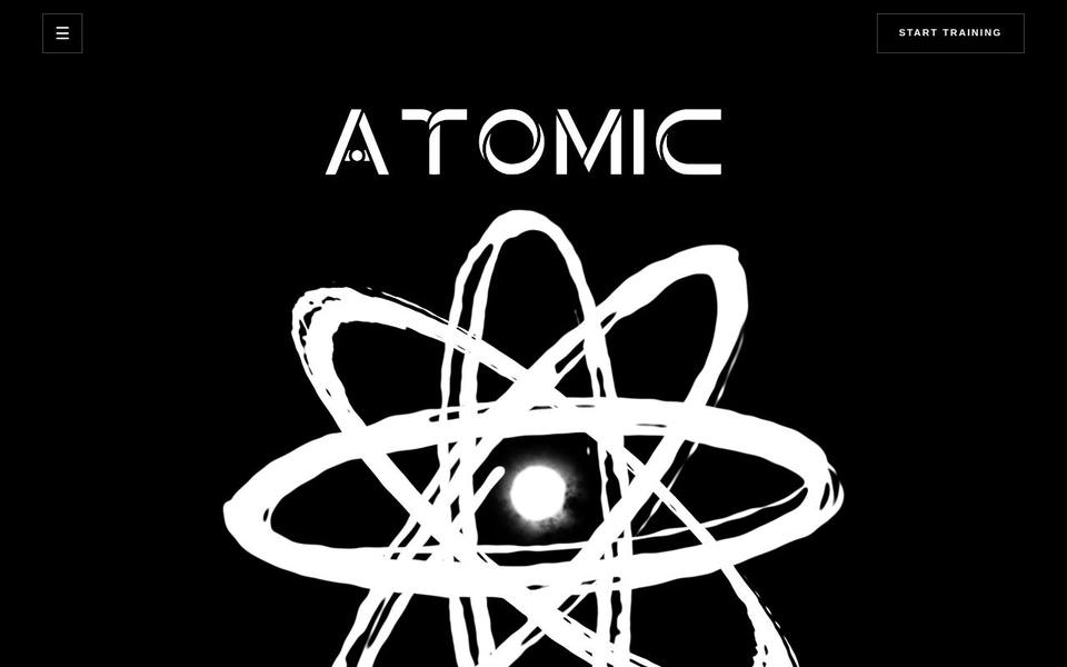 Atomic Jiu Jitsu Brisbane website