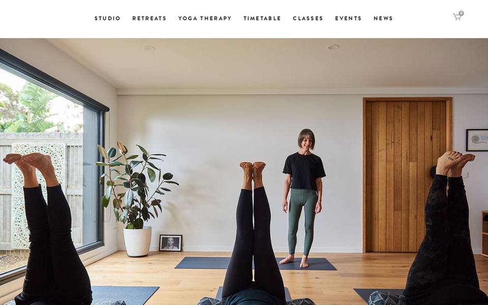 Kyo Yoga and Healing website