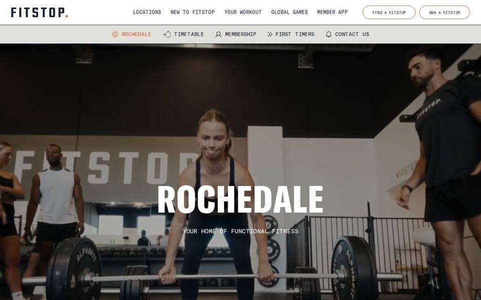 Fitstop Rochedale website