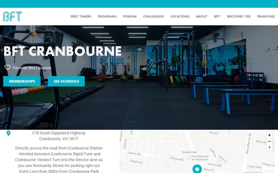 BFT Cranbourne website
