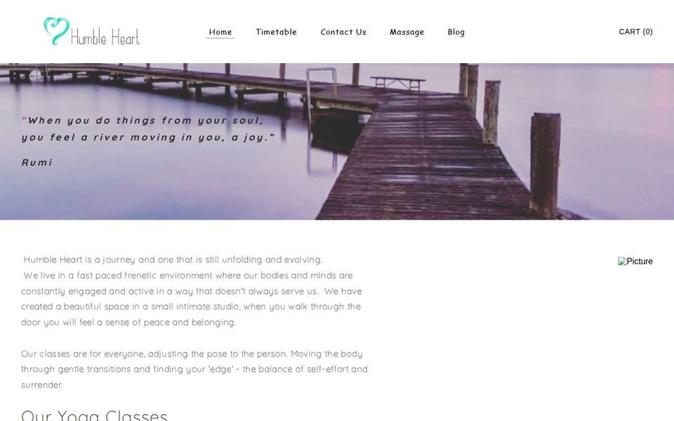 Humble Heart Healing Centre website