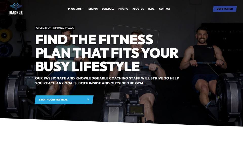 Magnus Functional Fitness website