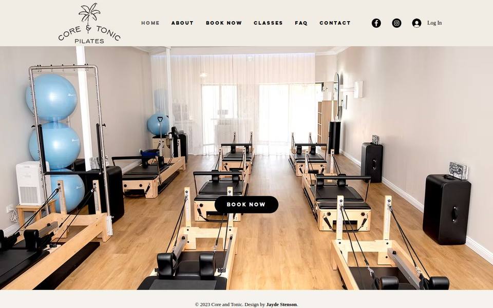 Core and Tonic Pilates website