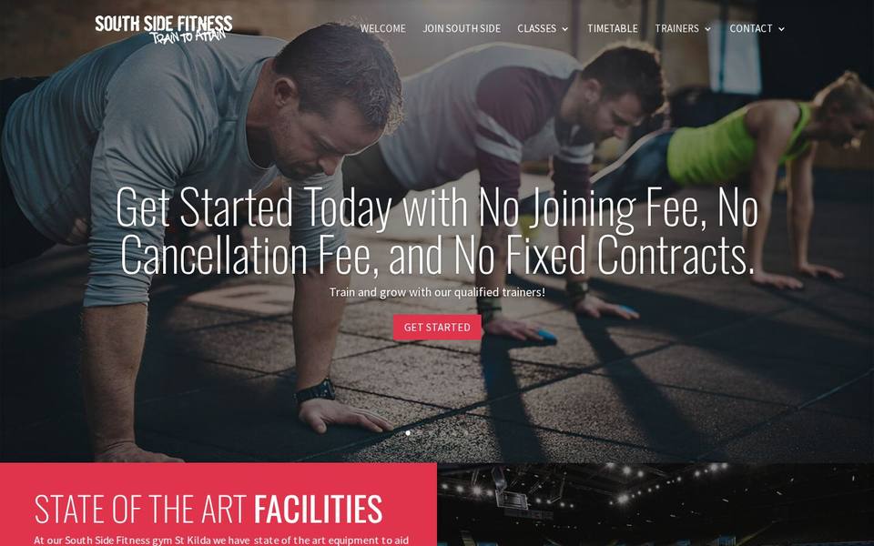 South Side Fitness website