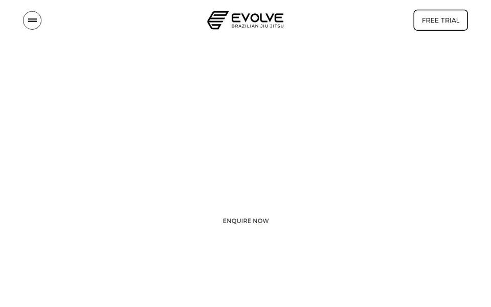 Evolve Brazilian Jiu Jitsu website