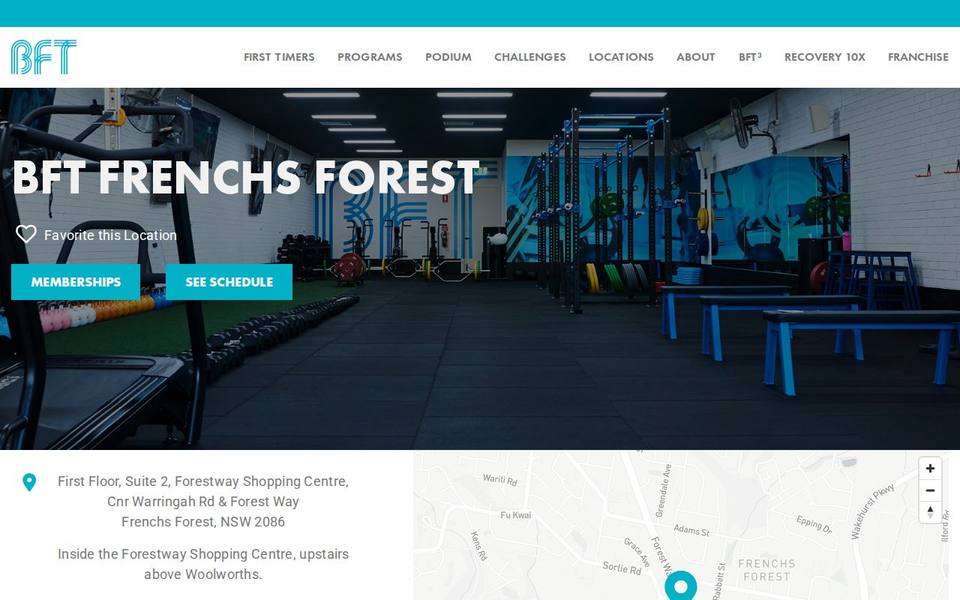 BFT Frenchs Forest website