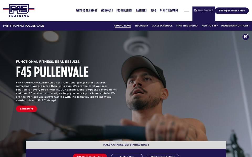 F45 Pullenvale website
