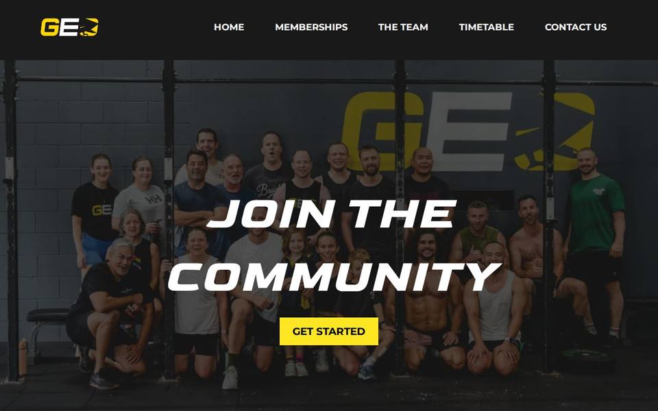 CrossFit Geo website