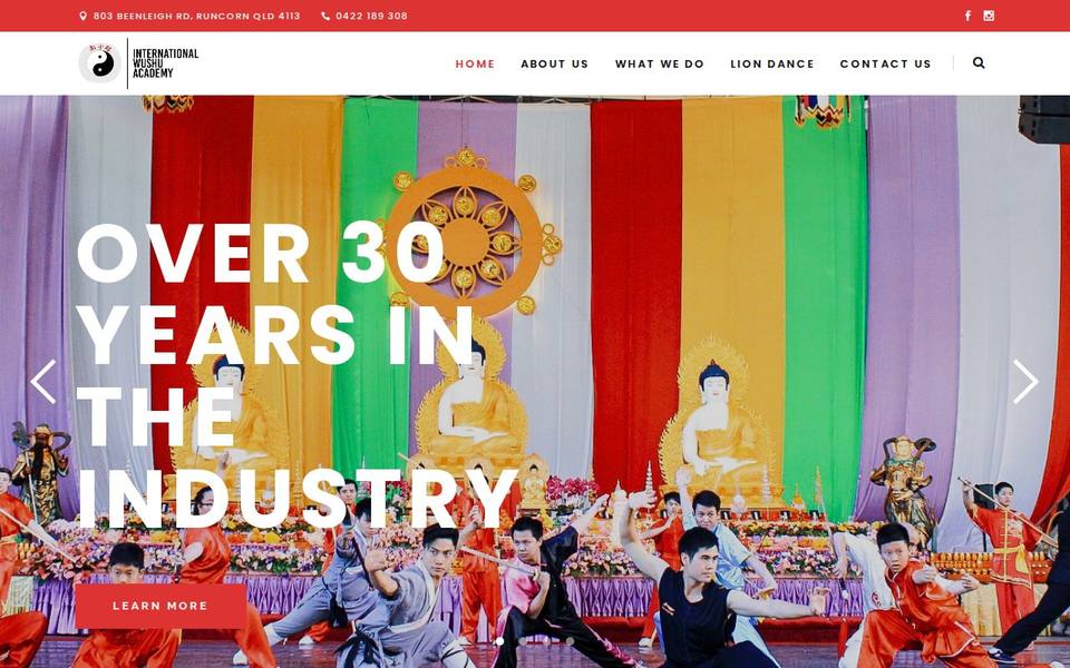 International Wushu Academy website