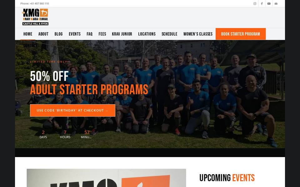 Krav Maga Self Defence website