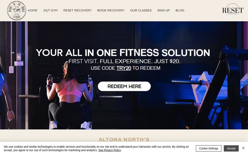 Weight of the World Fitness website