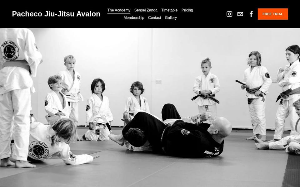 Pacheco Jiu-jitsu Avalon website
