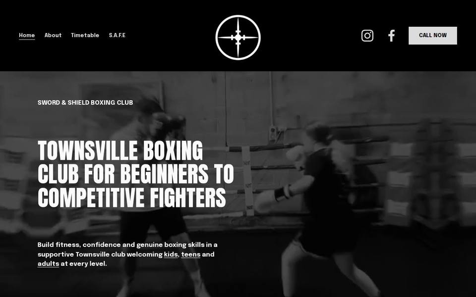Sword And Shield Boxing website