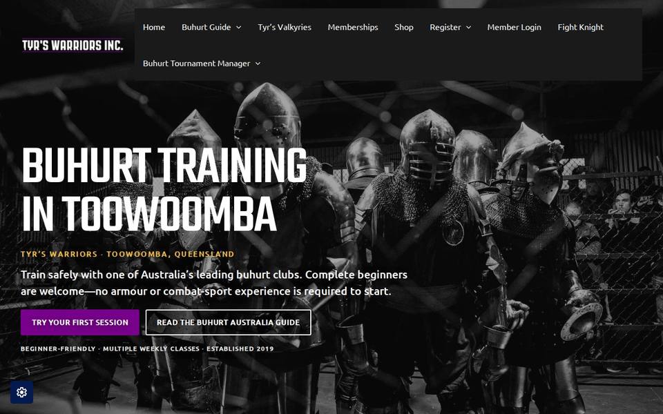 Tyr's Warriors website