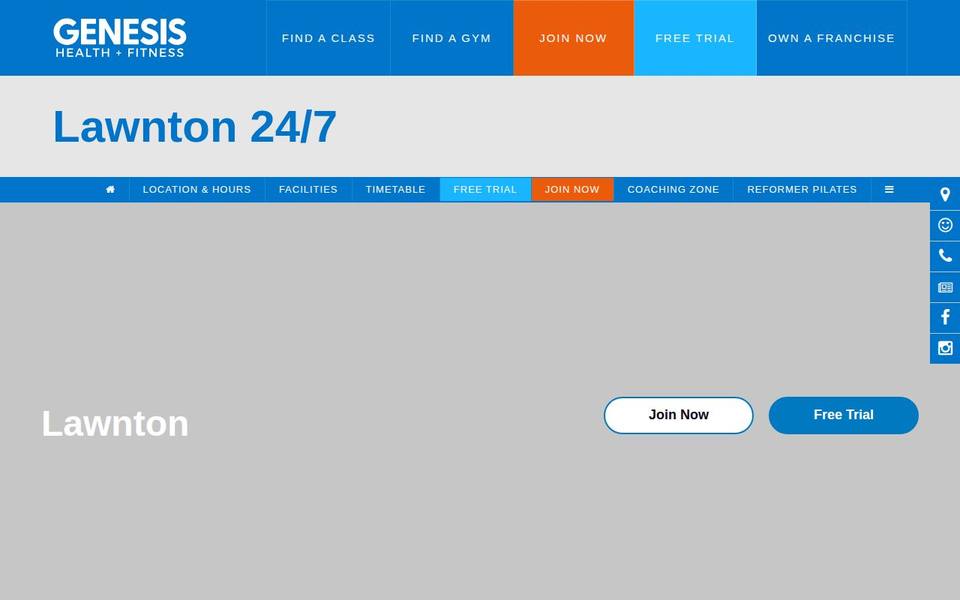 Genesis Health + Fitness Lawnton - QLD website