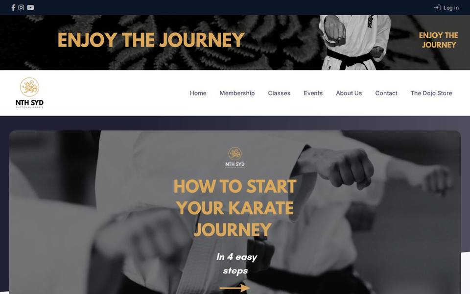 North Sydney Shotokan Karate website