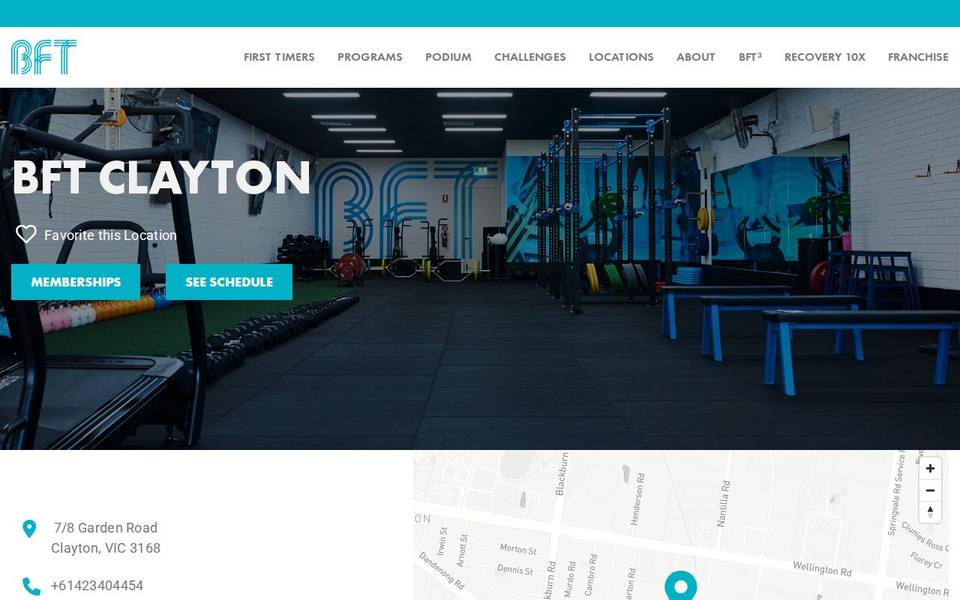 BFT Clayton website