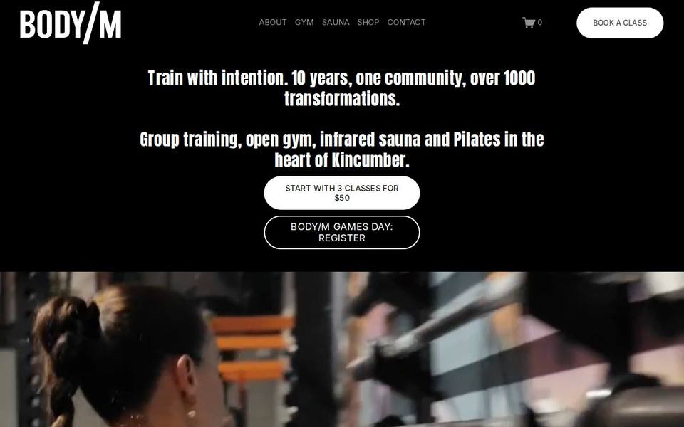 Body Movement website