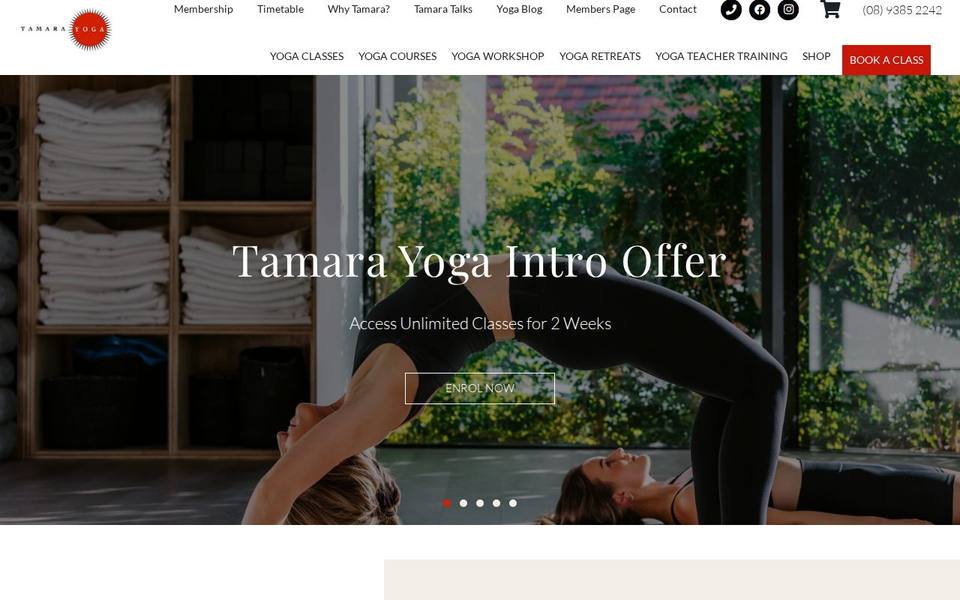 Tamara Yoga website