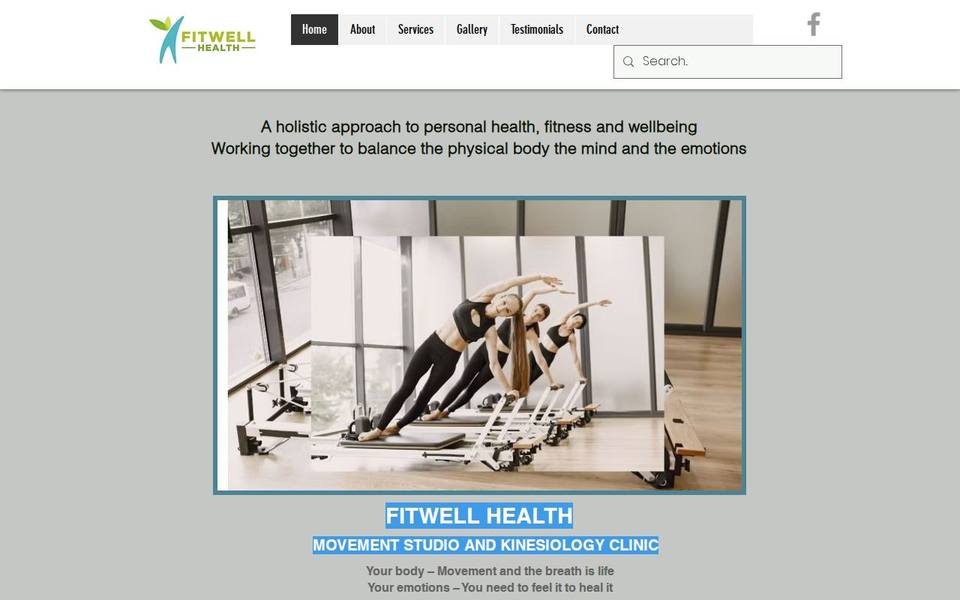 Fitwell Health website