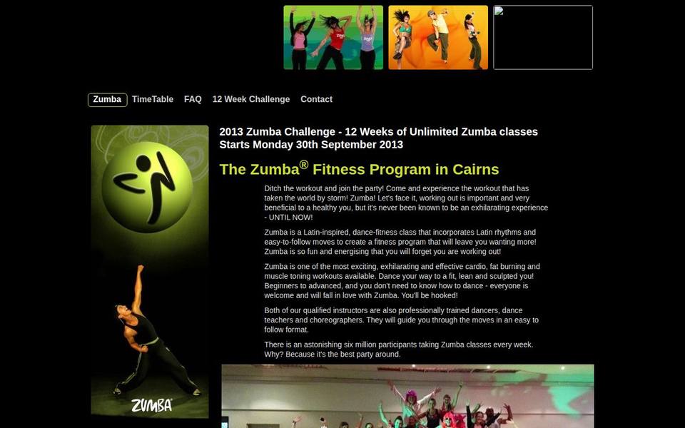 Zumba Fitness with the Z Crew Cairns website