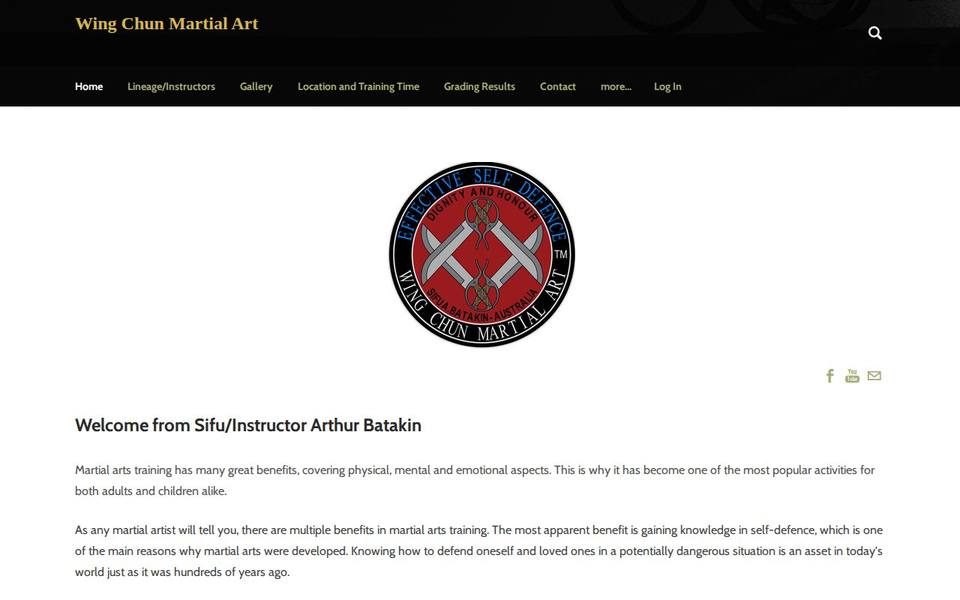 Wing Chun Martial Art website