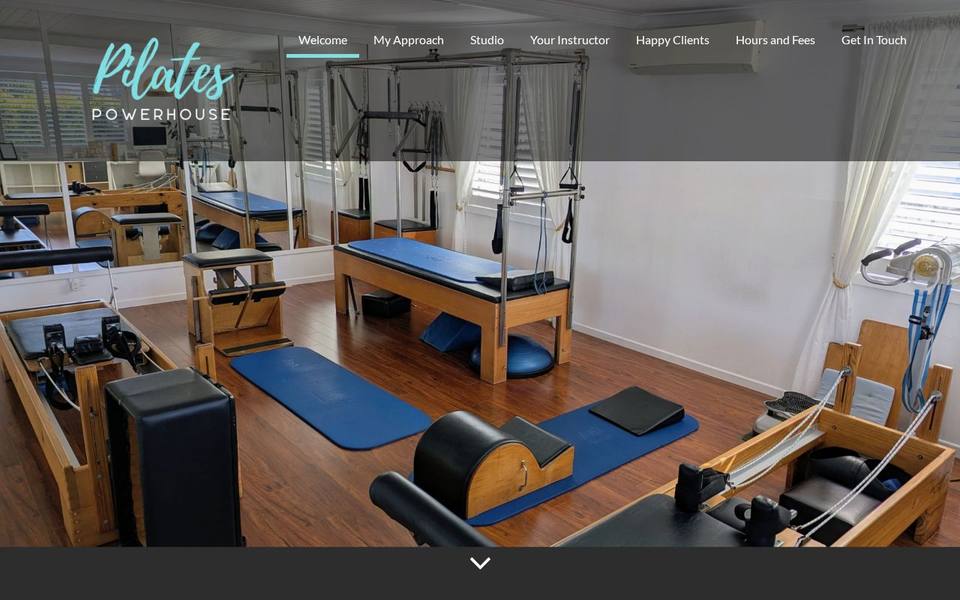 Pilates Powerhouse website