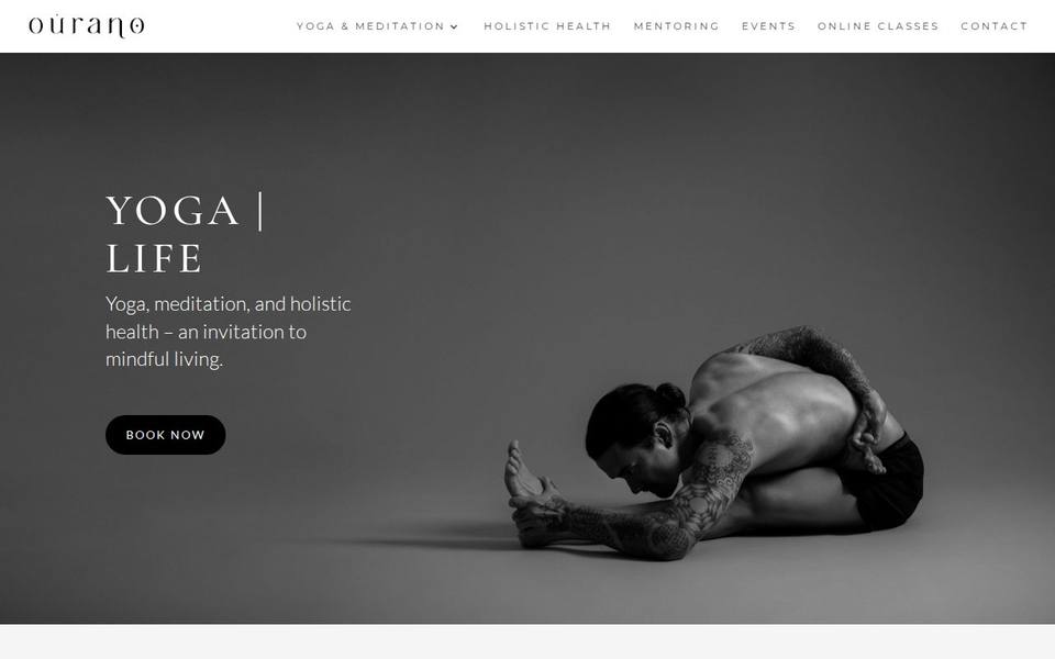 Ourano Yoga Life website