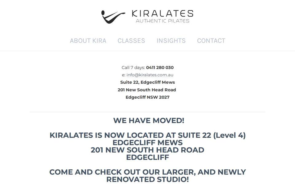 Kiralates website