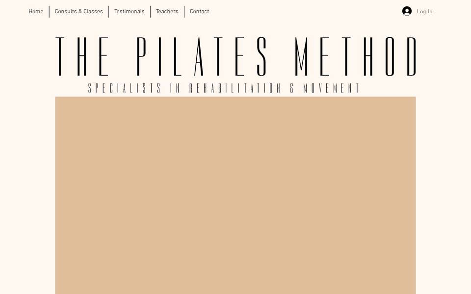 The Pilates Method website
