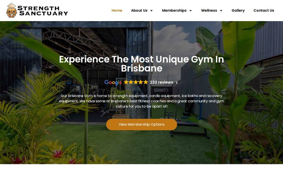 Strength Sanctuary website