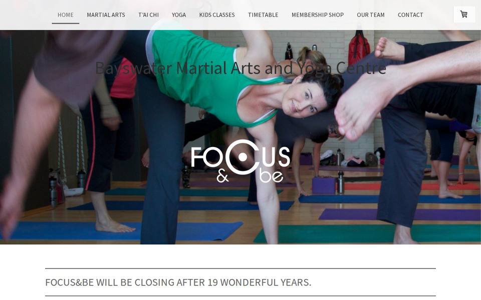 Focus & Be website