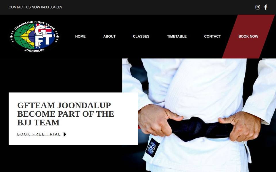 GFTeam Joondalup website