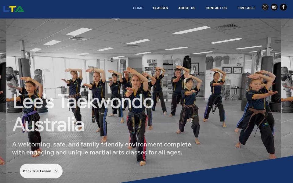 Lee's Taekwondo Australia - LTA website