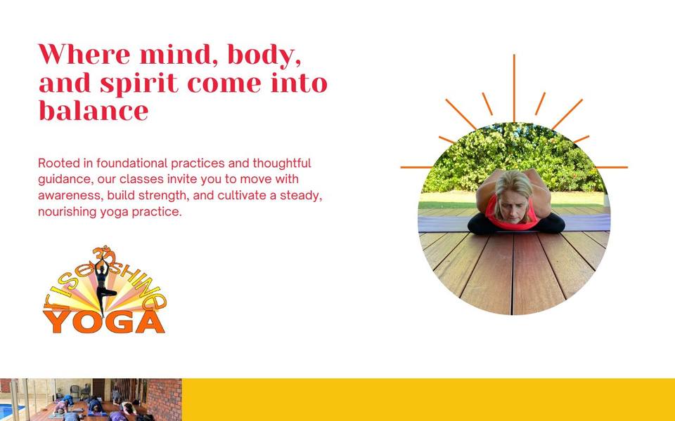 Rise and Shine Yoga website