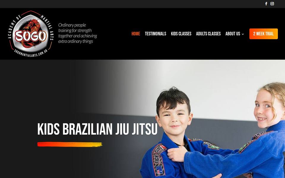 Sogo Academy of Martial Arts website