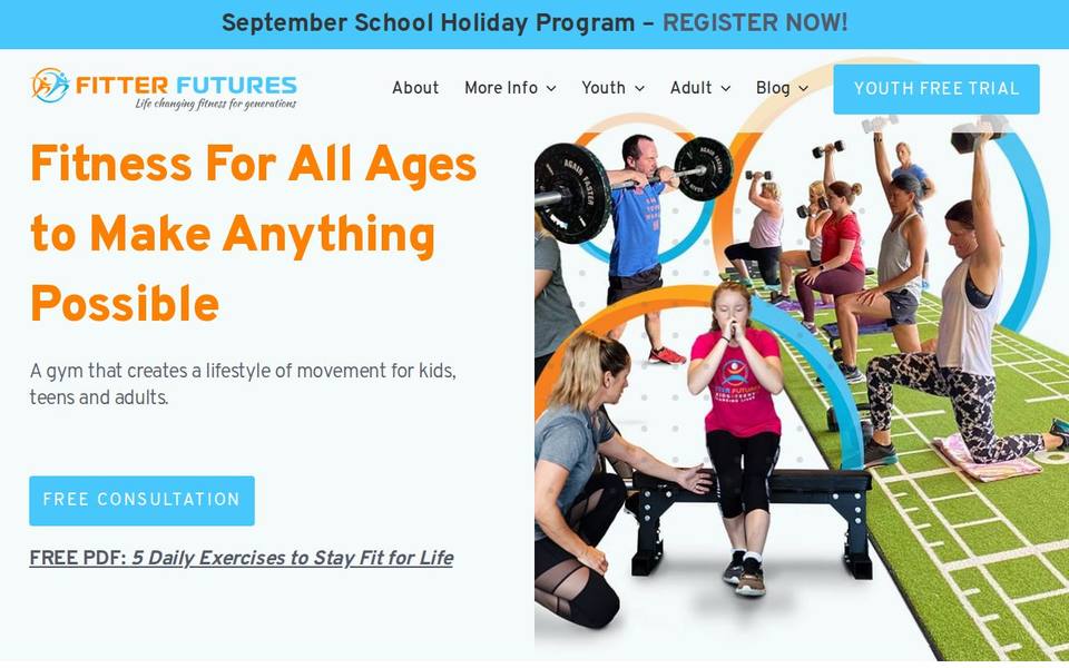 Fitter Futures website
