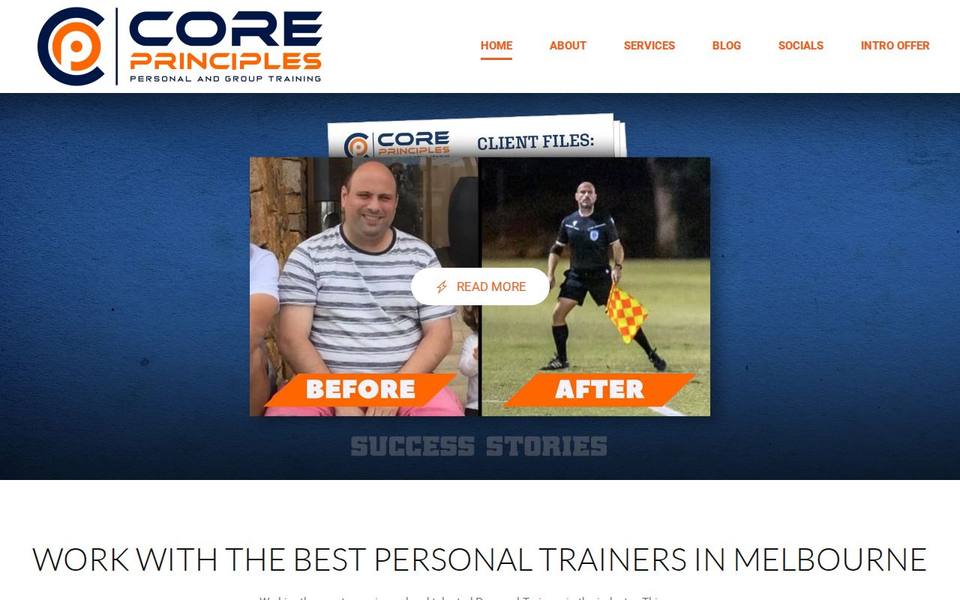 Core Principles website