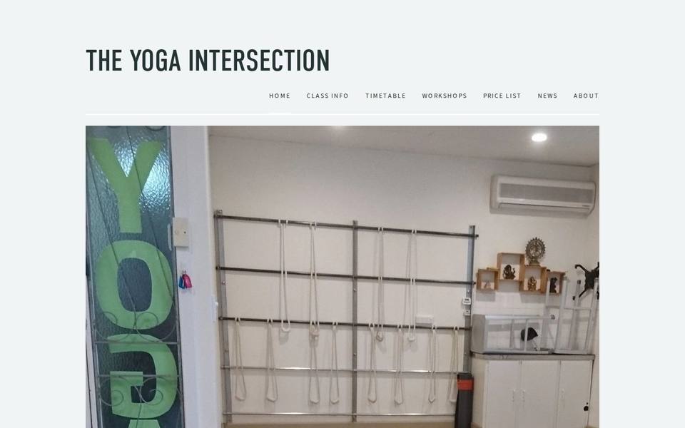 The Yoga Intersection website
