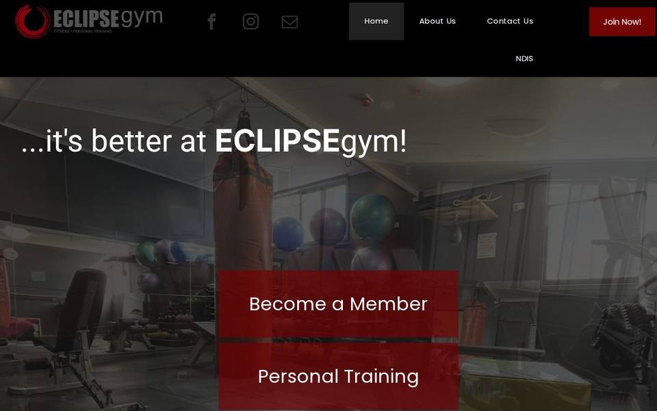 ECLIPSEgym 24/7 website