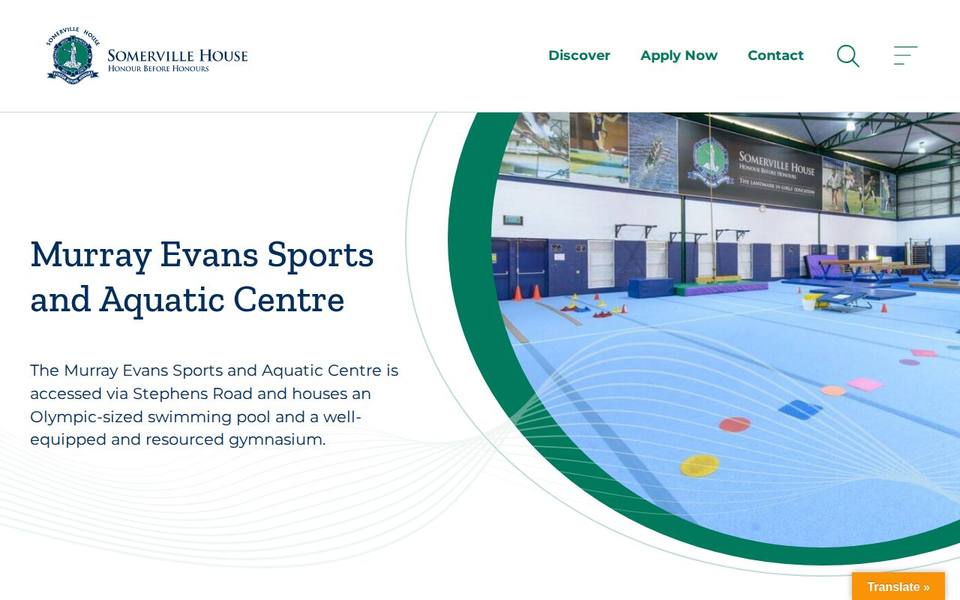 Somerville House Aquatic Centre website