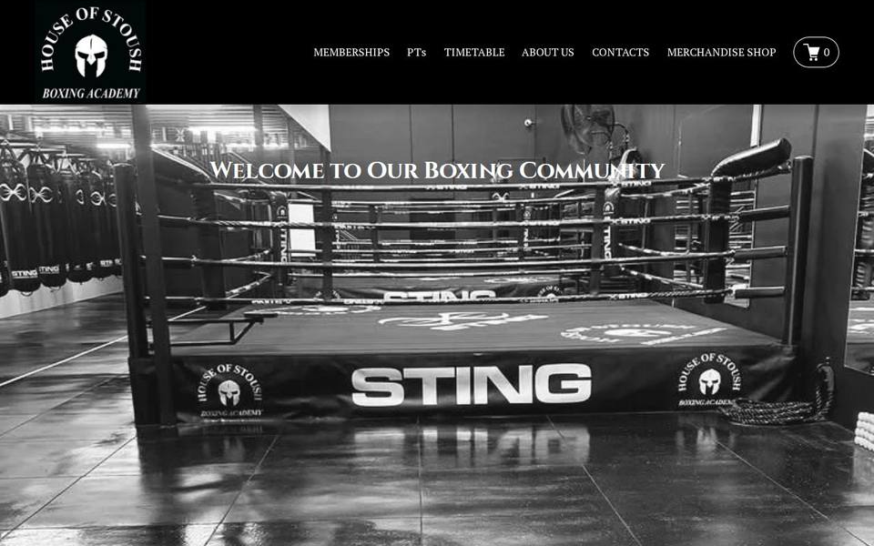 House of Stoush Boxing Academy website