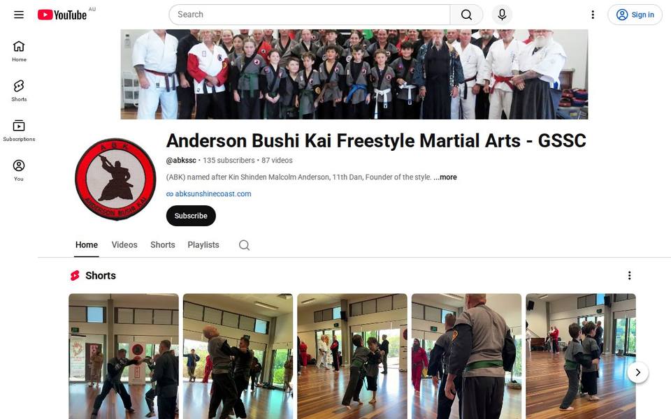 Anderson Bushi Kai Martial Arts website