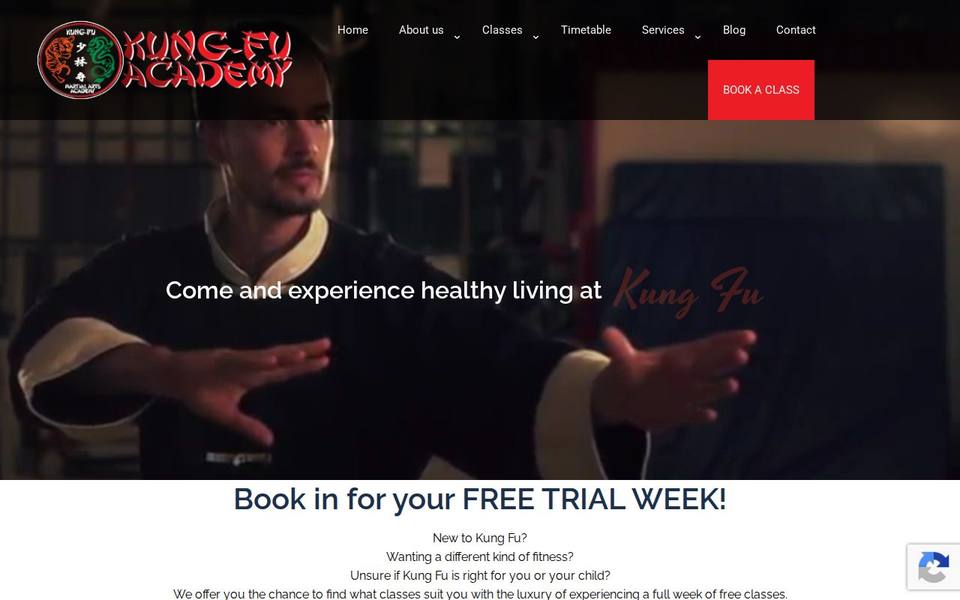 Kung Fu Academy website