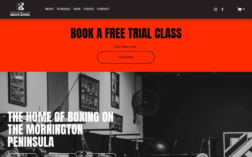 Peninsula Boxing website
