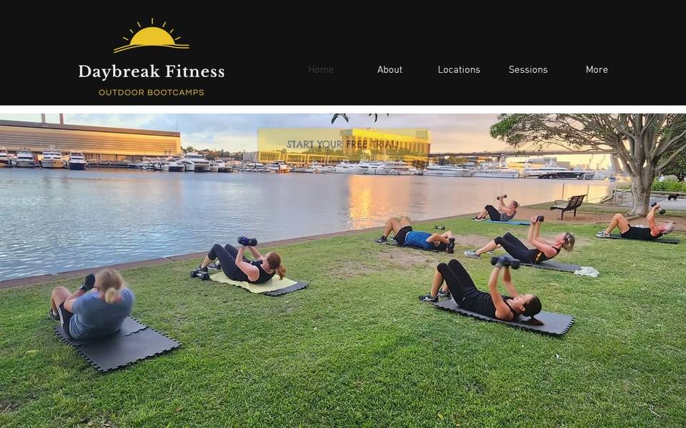 Daybreak Fitness Inner West 1 website