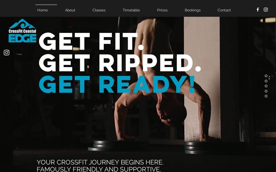 CrossFit Coastal Edge website