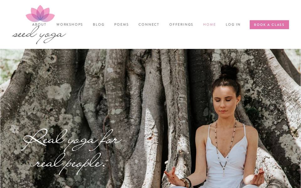 Seed Yoga Pullenvale website